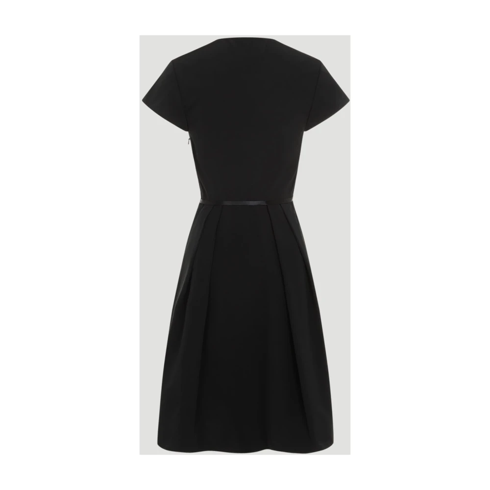 Givenchy Zwarte Katoenen Jurk met 4G Logo Black Dames