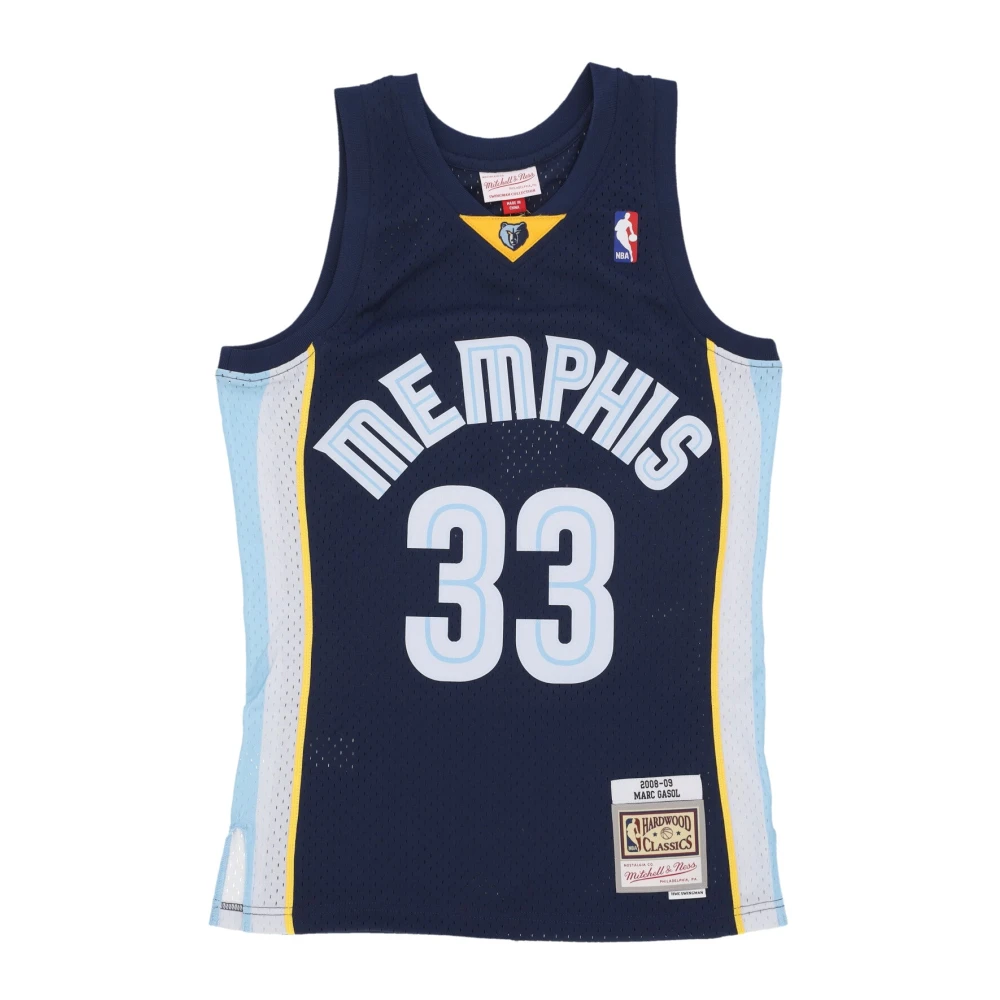 Mitchell & Ness Gasol Basketbal Tanktop 2008 NBA Blue Heren