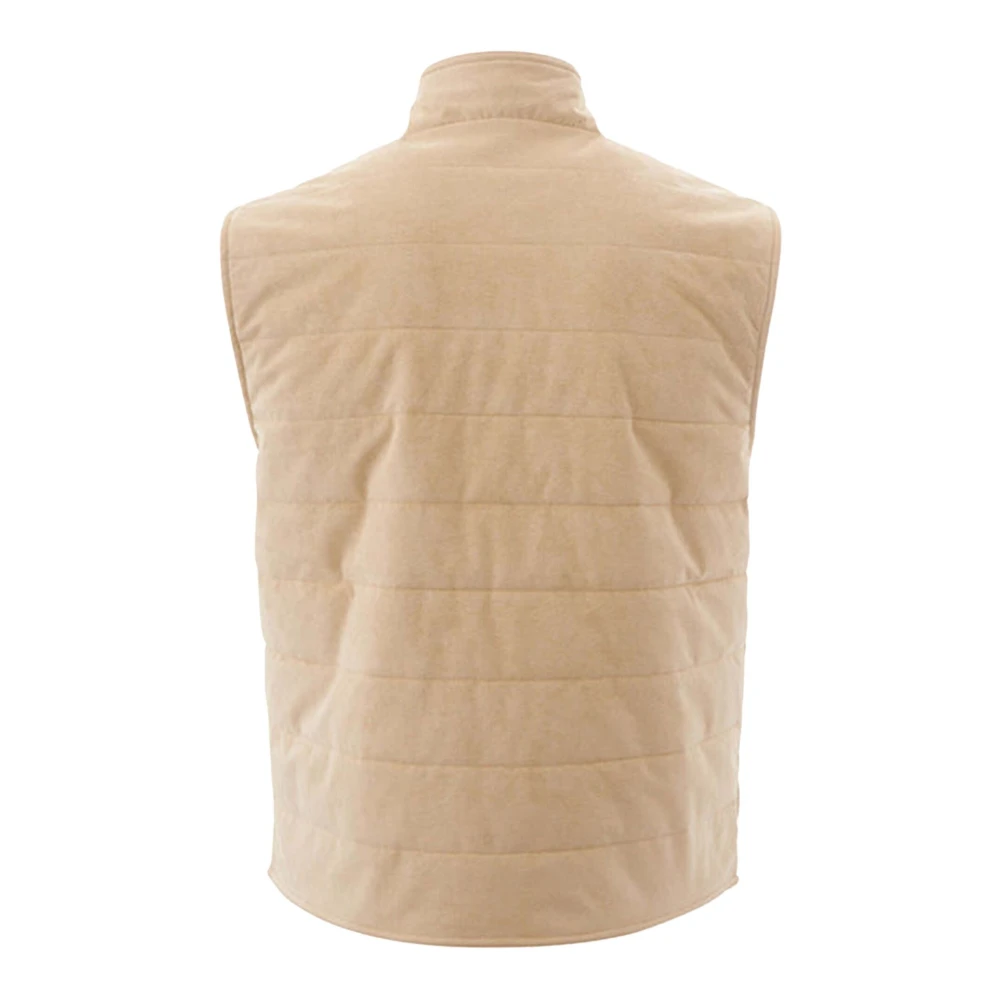 Gran Sasso Beige Bodywarmers Beige Heren