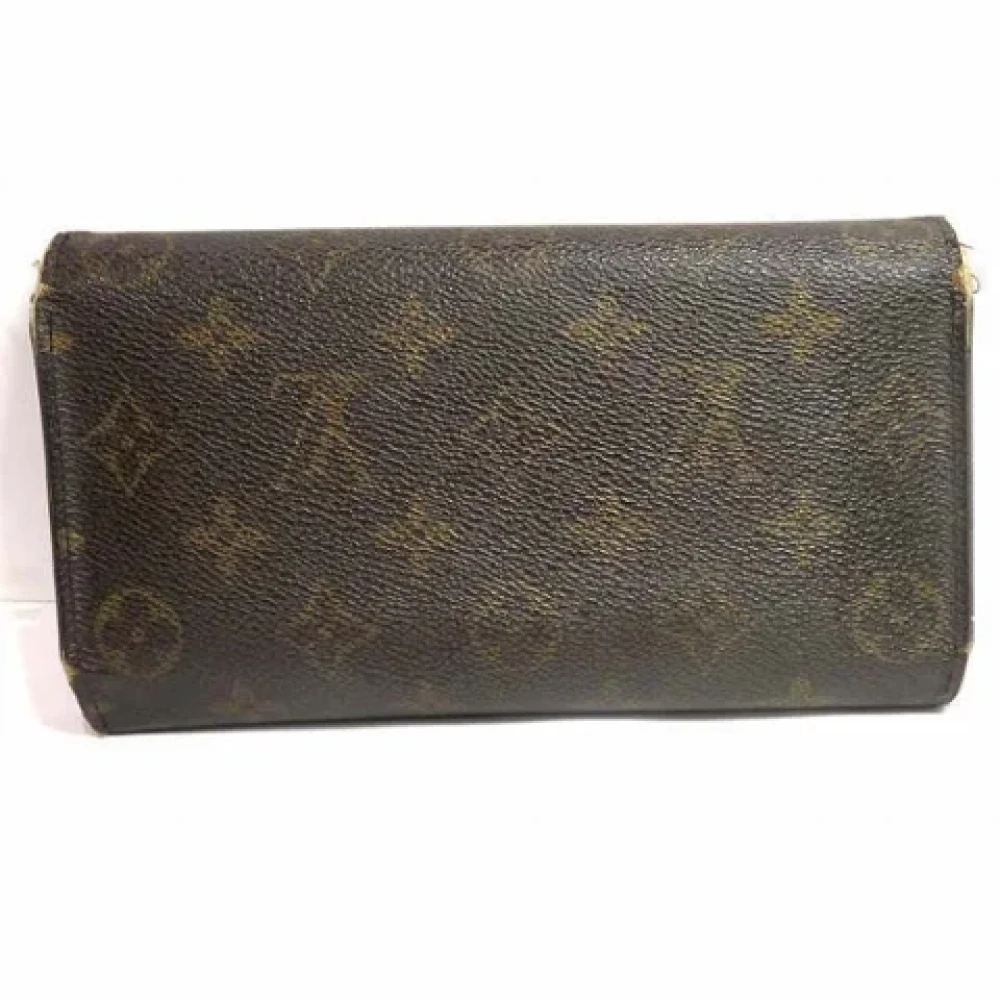 Louis Vuitton Vintage Pre-owned Canvas wallets Brown Dames