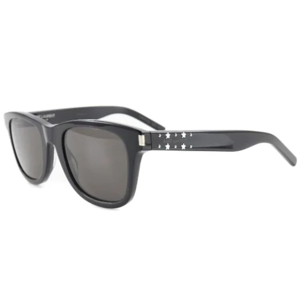 Yves Saint Laurent Vintage Pre-owned Plastic sunglasses Black Dames