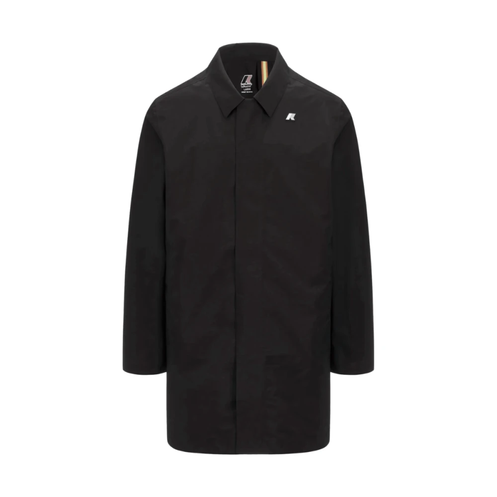 K-Way Uomo Nero Cappotti, S, New,