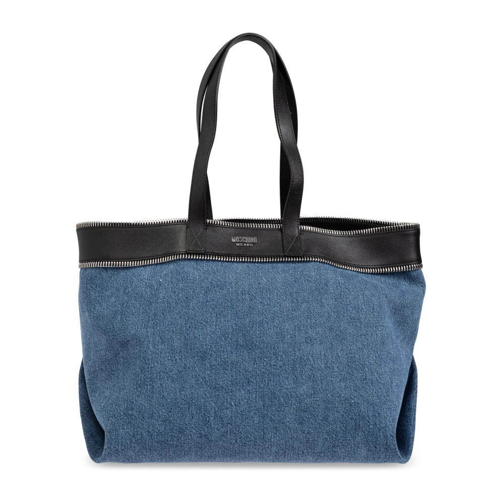 Moschino Tas type shopper Blue Dames