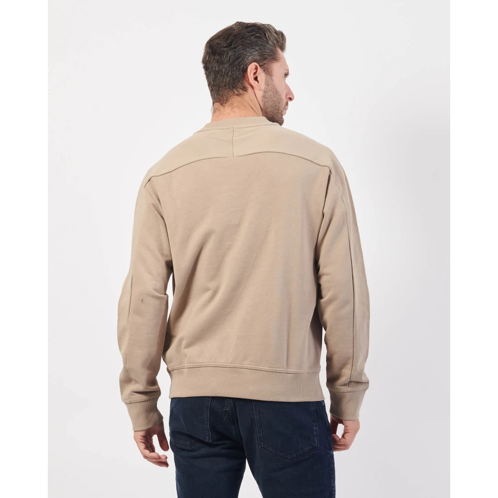 Hugo Boss Cargo Pocket Sweater Beige Heren