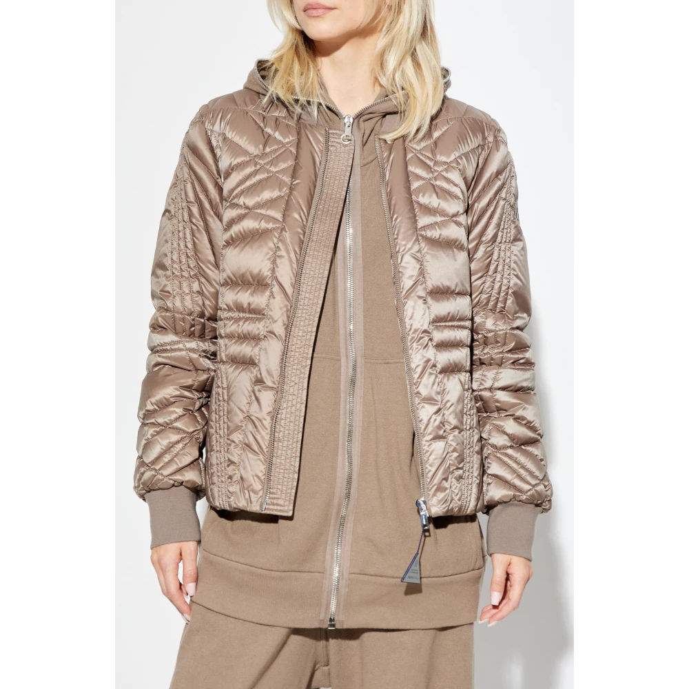 Rick Owens Megapenta Flight Down Bomber Jacket Brown Unisex