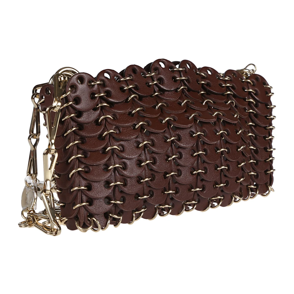 Paco Rabanne Stijlvolle Nano Tas 1969 Brown Dames