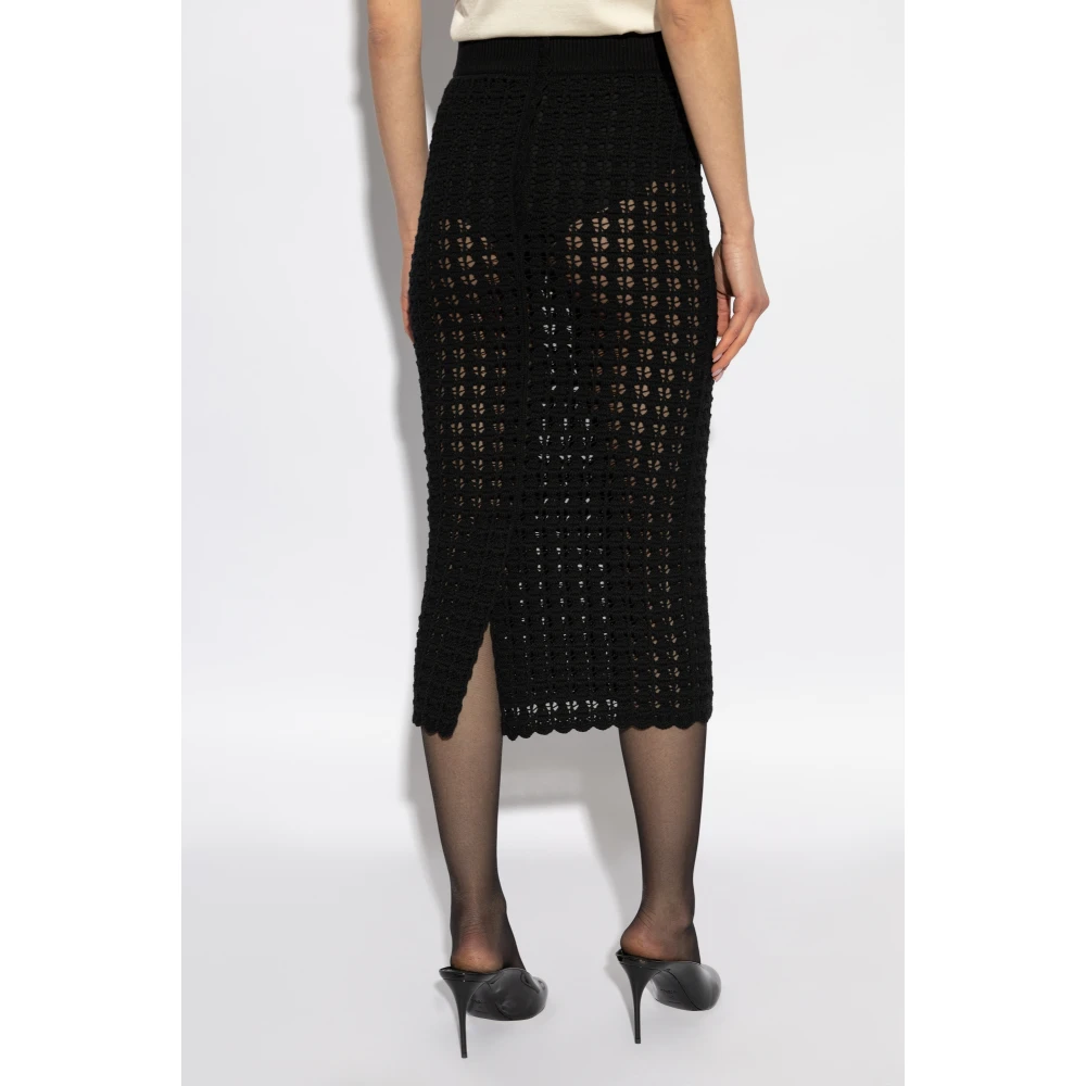 Dolce & Gabbana Wollen rok Black Dames