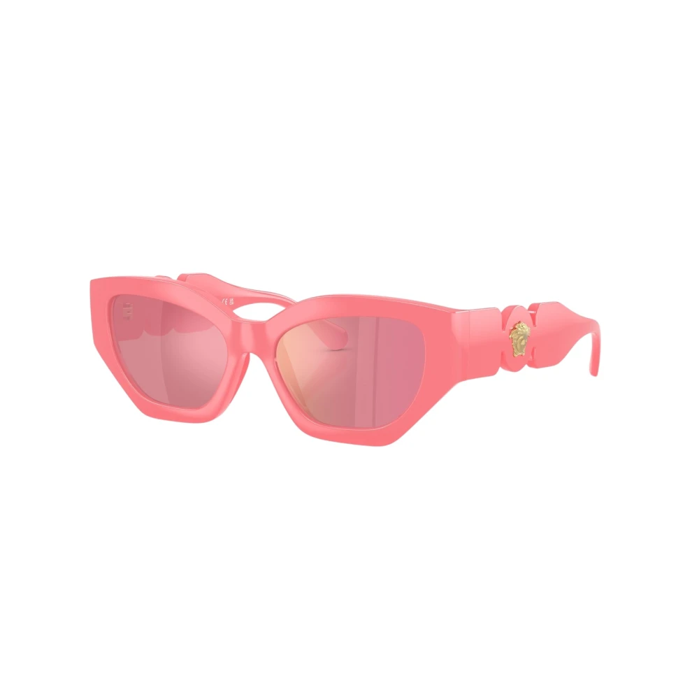 Versace Pink Kid Vk4007u 5545/Z Sunglasses Injected Geometric Mirror - Image 2