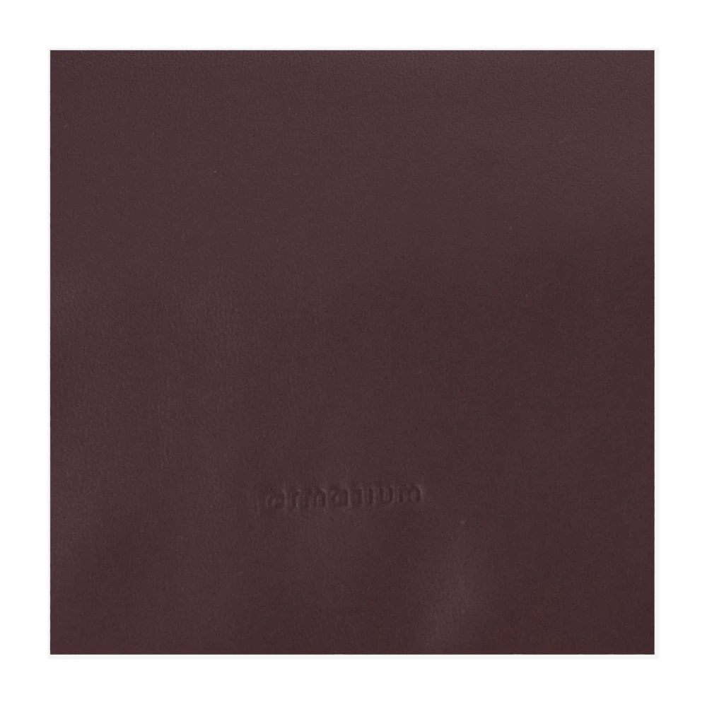 Armarium Zachte Leren Handtas Bordeaux Red Dames