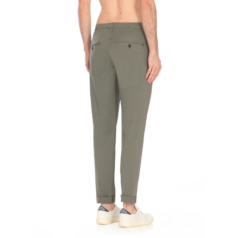 Dondup Grijze Katoenen Broek met Zakken Gray Heren