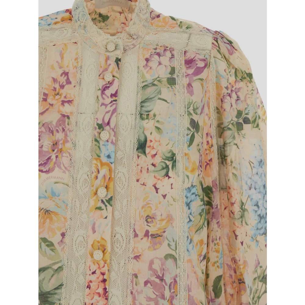 Zimmermann Kanten Katoenen Shirt Multicolor Dames