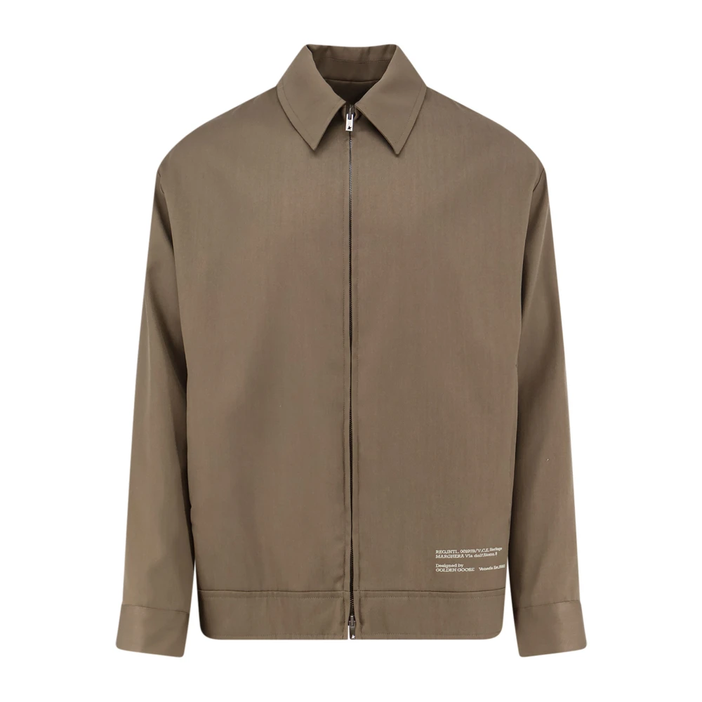 Golden Goose Mannelijk Bruin Jassen Heren, Xl, Katoen, Coach Jacket