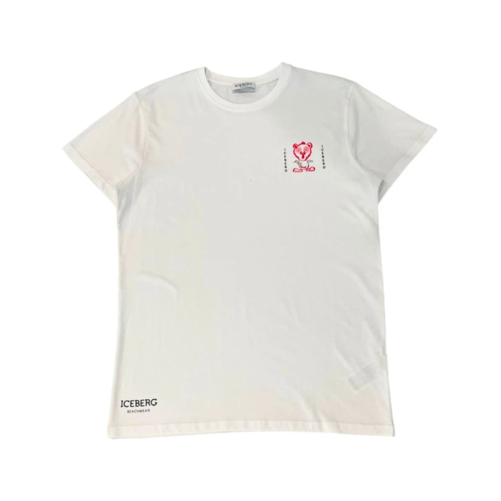 Iceberg - Tops > T-Shirts - White - Iceberg - Modalova