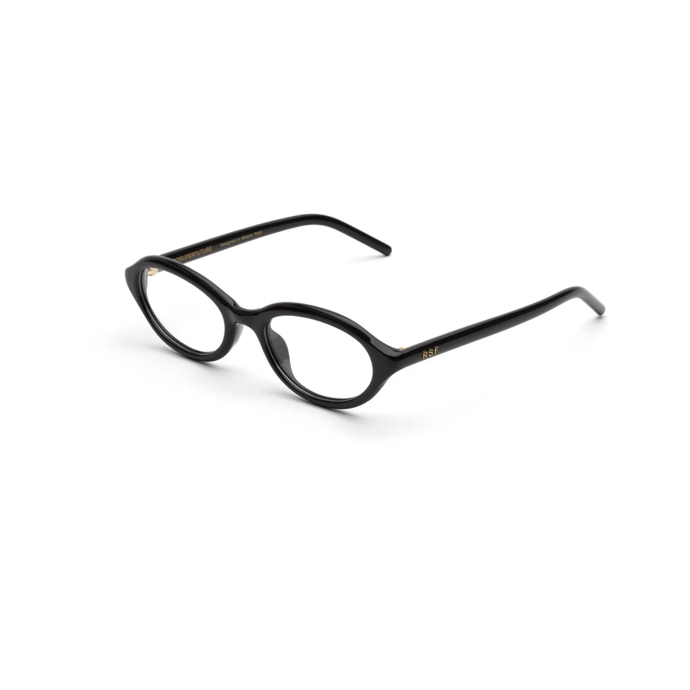 Retrosuperfuture Unisex Black Glasses, 53 Mm, Numero 145 Eyeglasses
