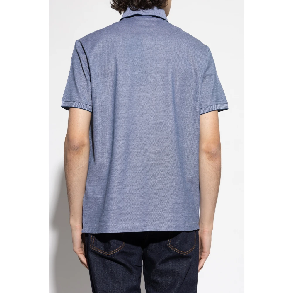 PAUL & SHARK Katoenen poloshirt Blue Heren
