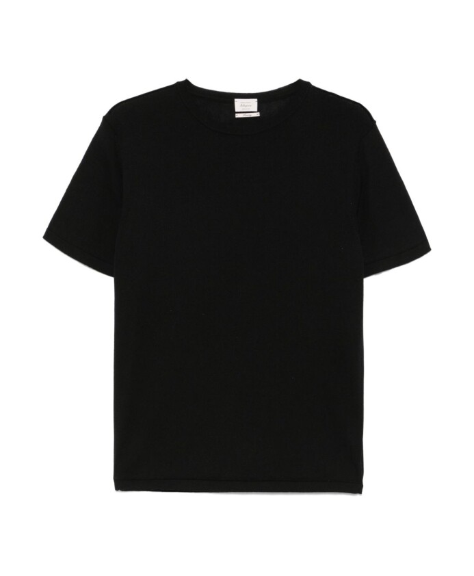 black-ribbed-crew-neck-t-shirts