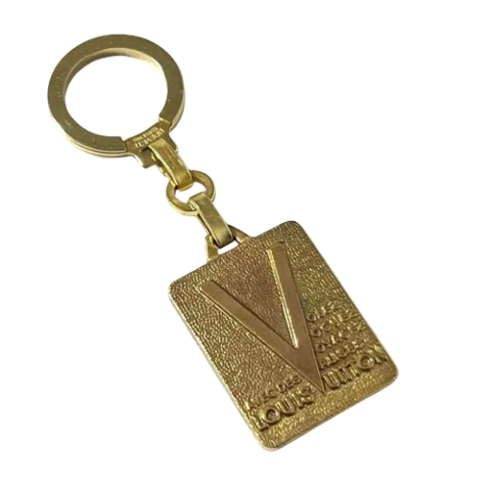 Louis Vuitton Vintage Pre-owned Metal key-holders Yellow Heren