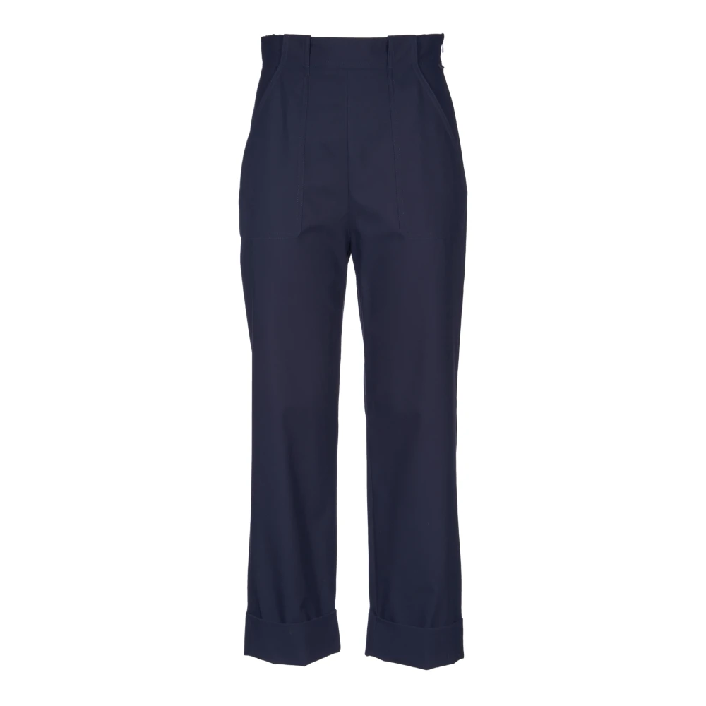 Max Mara Blauwe Broek voor Vrouwen Blue Dames