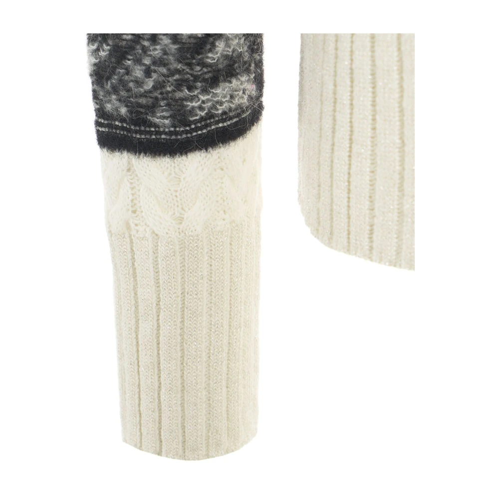 Akep Witte Gebreide Kleding Aw24 Handwas Multicolor Dames