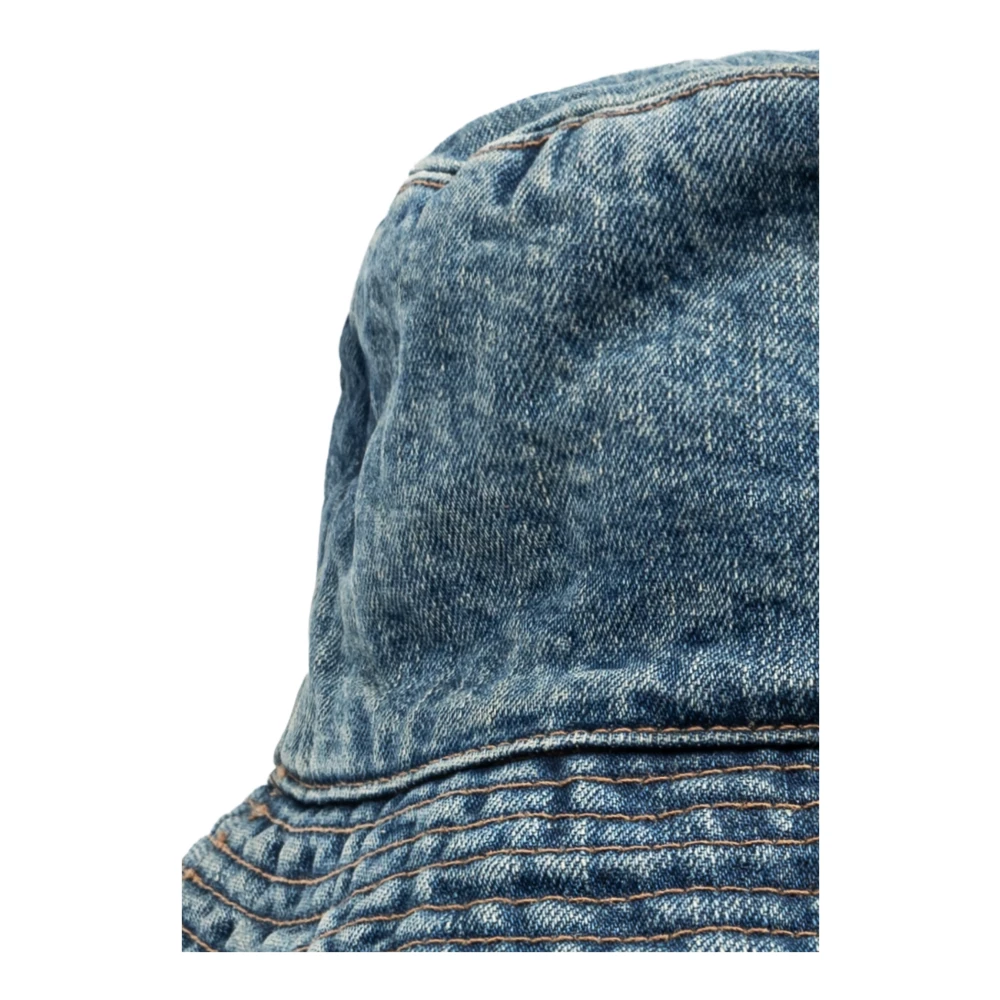 Rick Owens Denim Hoed Blue Unisex