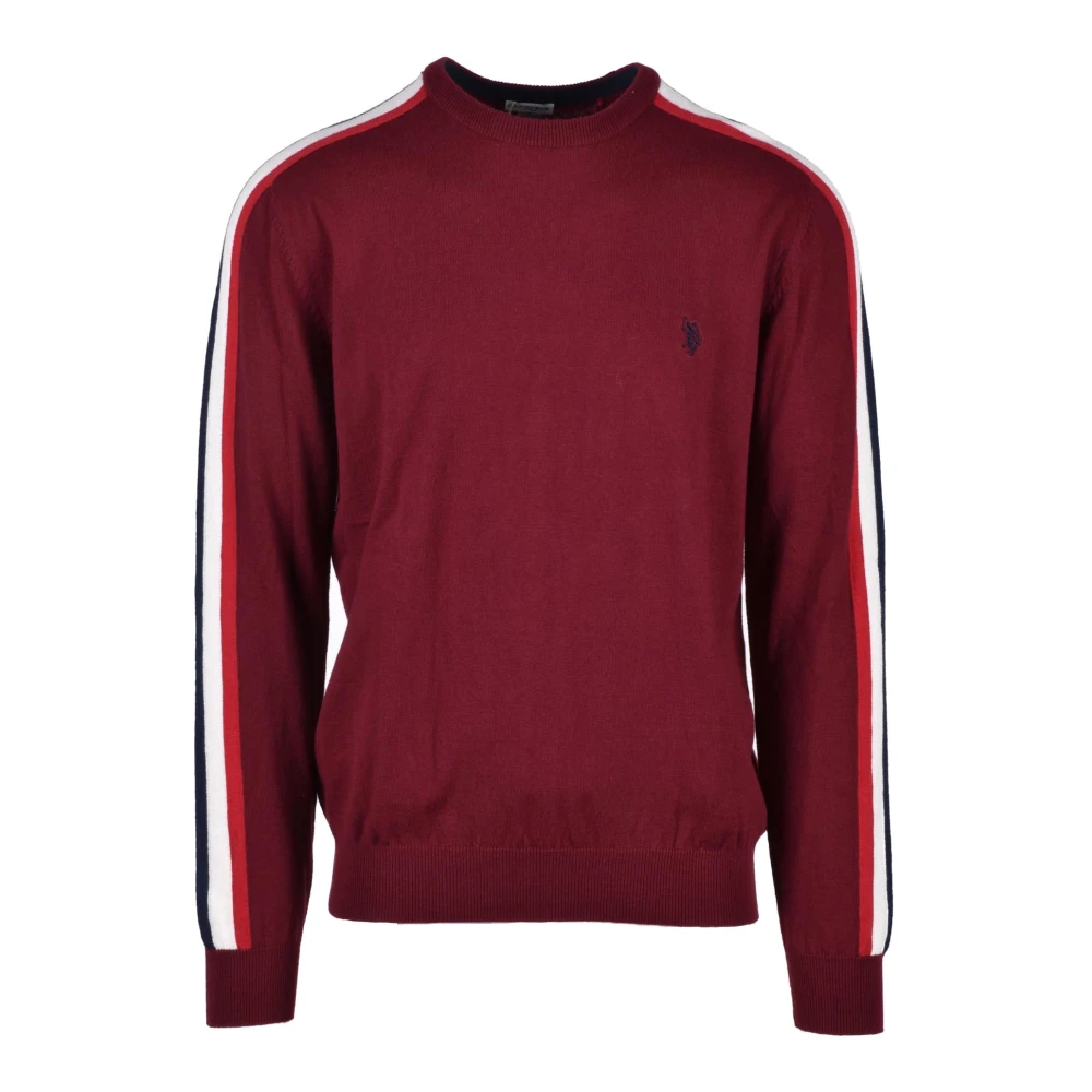 U.s. Polo Assn. Katoen Wolmix Stijlvolle Trui Red Heren
