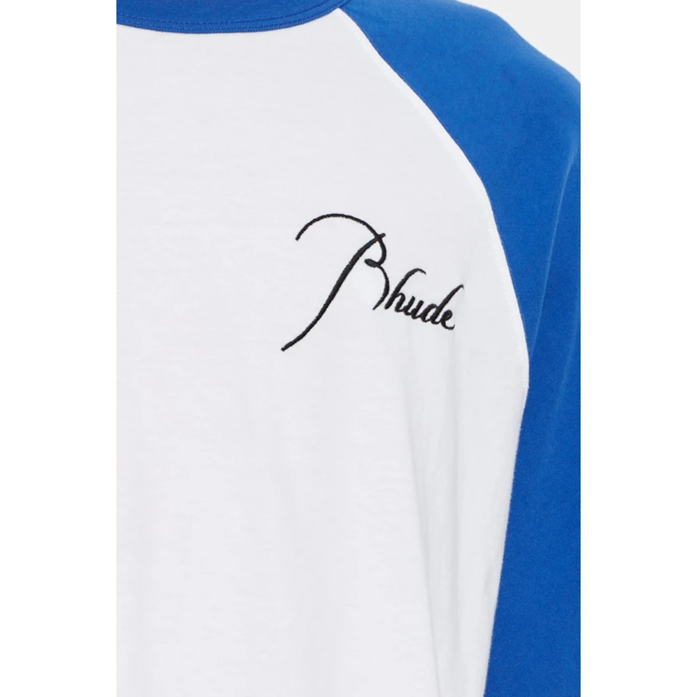 Rhude T-shirt met logo White Heren