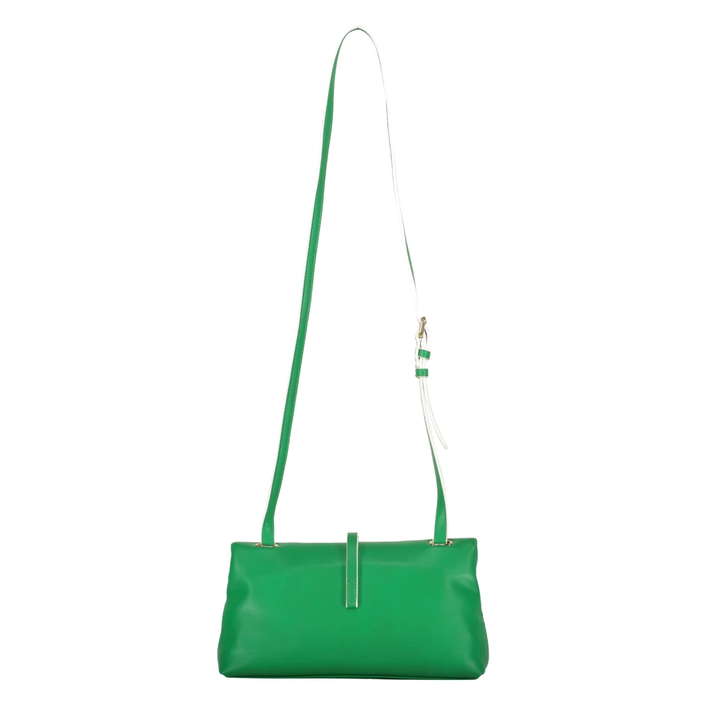 Love Moschino Flap Crossbody Tas met Applique Green Dames