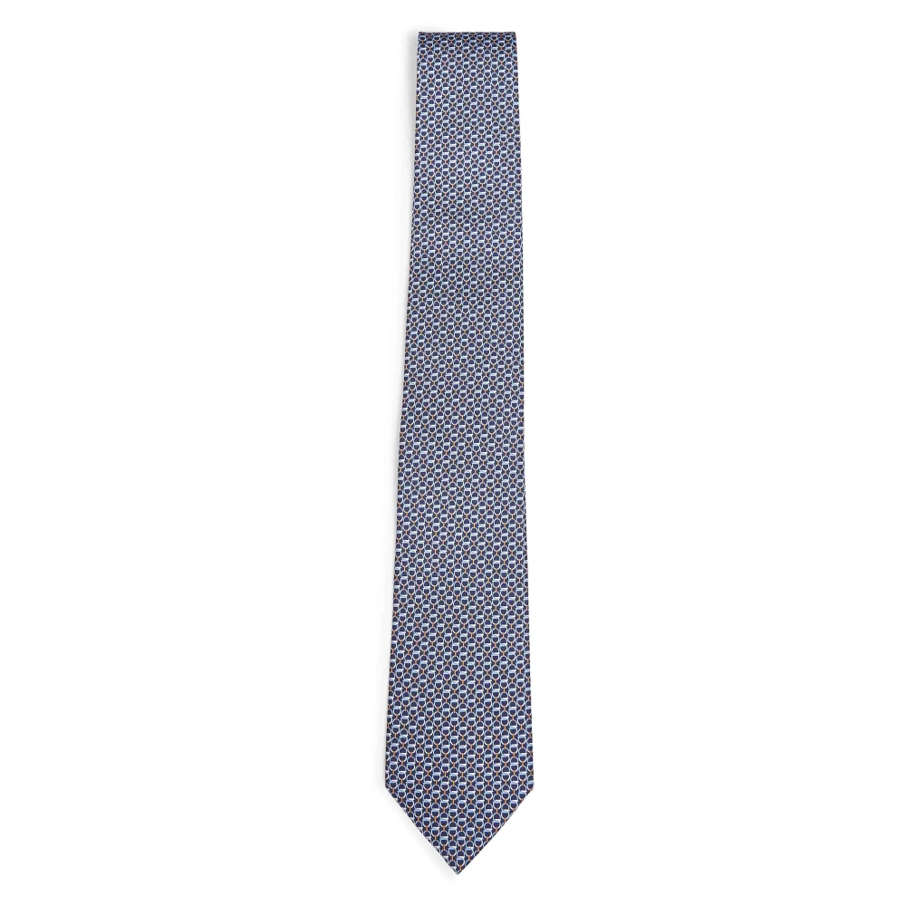 Ferragamo Uomo Blu Accessori, Taglia Unica, New,
