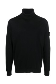 Czarny Sweter z Golfem - Bądź ciepły i stylowy