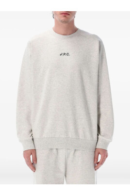 sweatshirt-gris-a-col-rond-avec-logo-asics