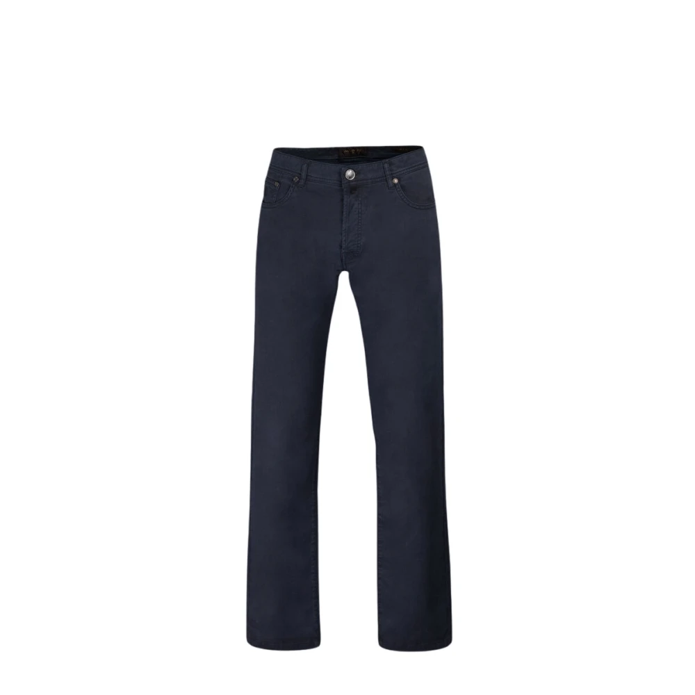 Moorer Men's Blue Chinos, W33, Pavel-Trk