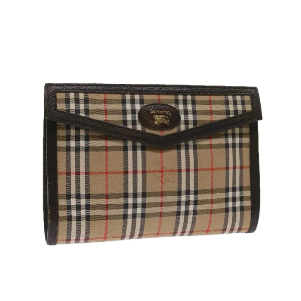 Burberry Vintage Pre-owned Canvas clutches Multicolor Dames