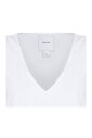 robe-longue-blanche-avec-col-en-v