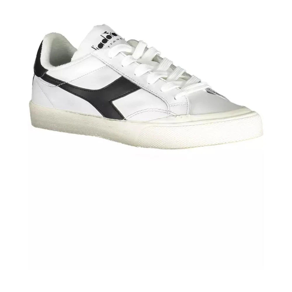 Diadora Women's White Sneakers, 3 Uk, Low Top Sneaker For