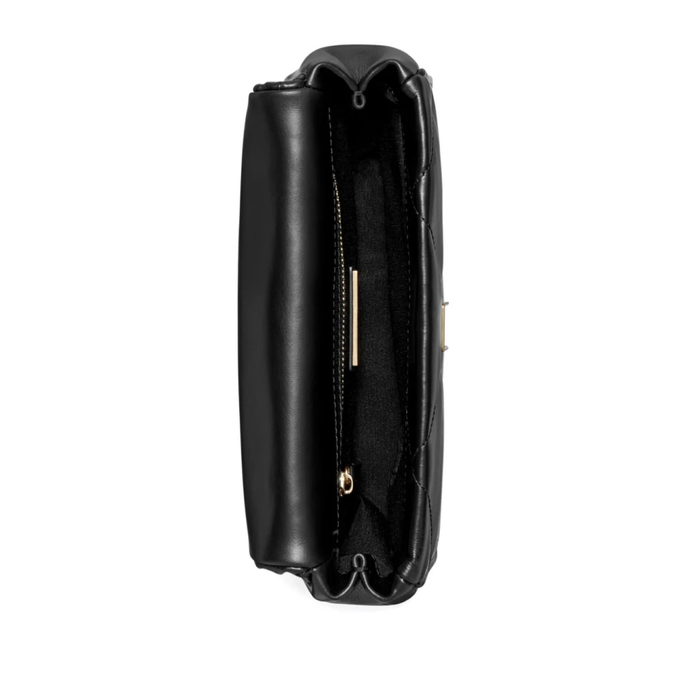 TORY BURCH Zwarte Diamantgestikte Crossbody Tas Black Dames