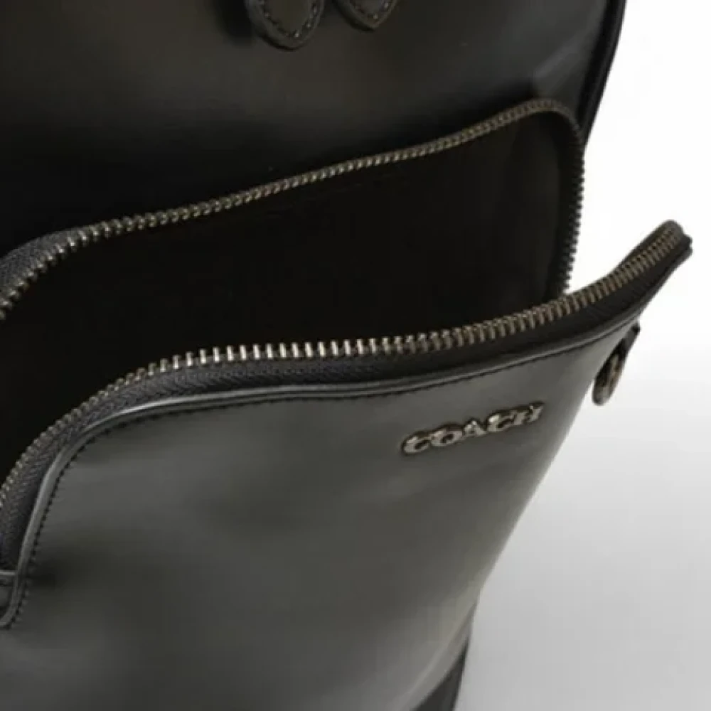 Coach Pre-owned Leather shoulder-bags Black Dames