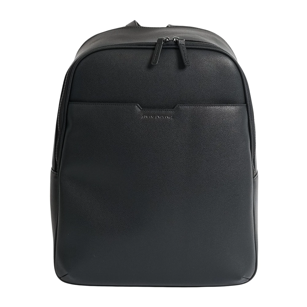 Armani Exchange Men's Black Backpacks, One Size, Alex Backpack