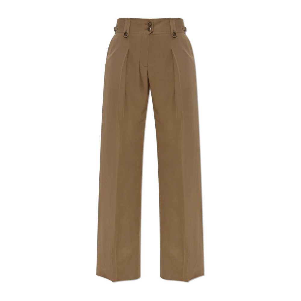 Tom Ford Women's Green Silk Trousers
