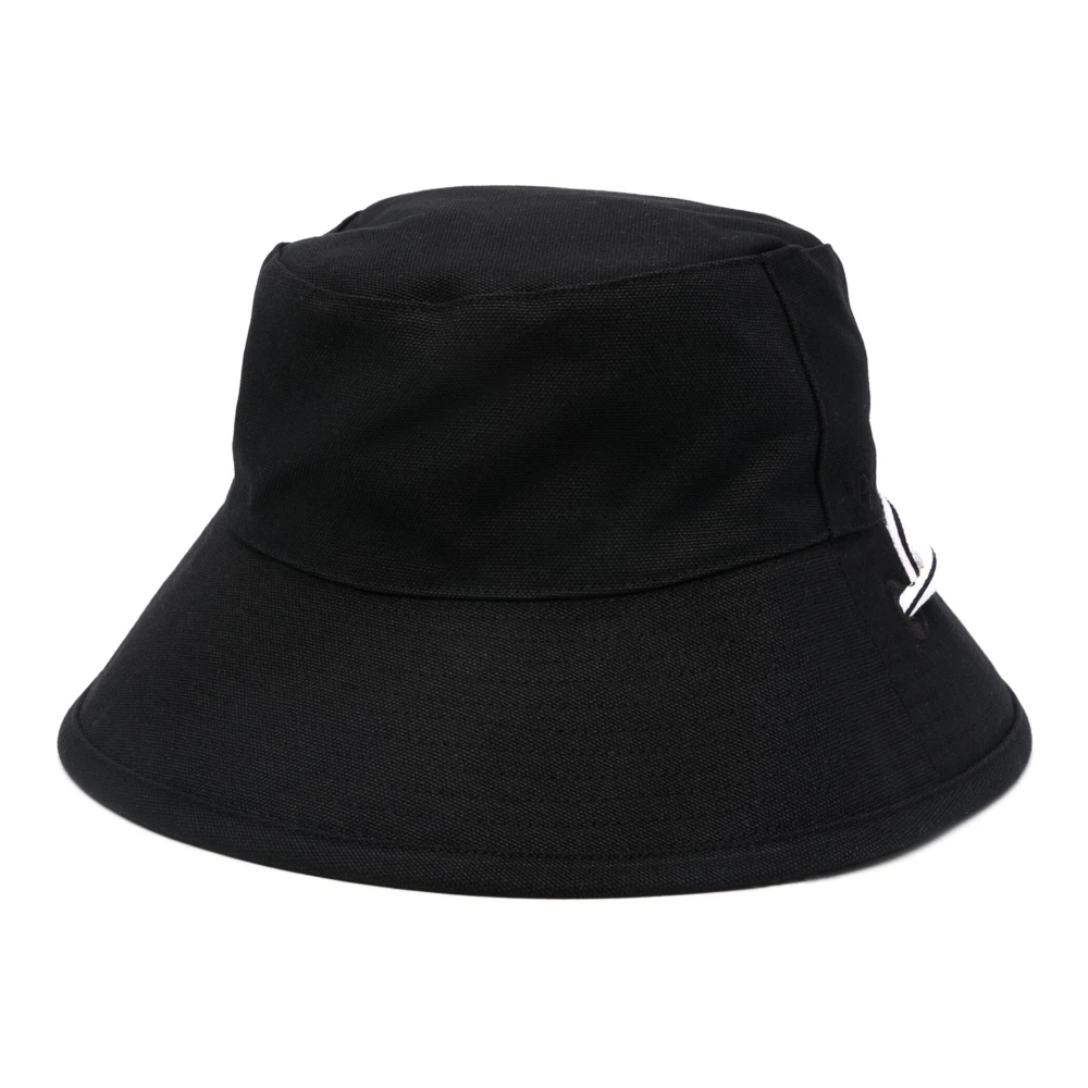 A.p.c. Zwarte Unisex Katoenen Hoed met Logo Black Heren