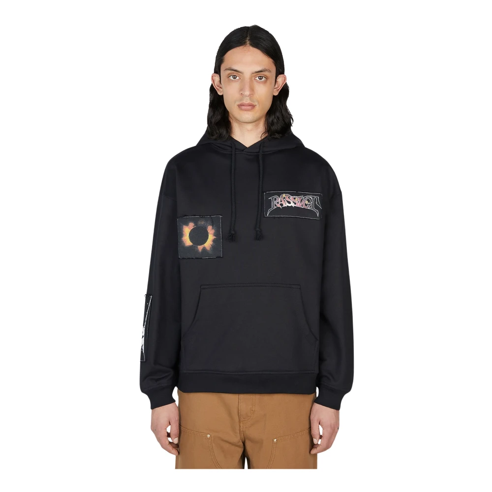 Rassvet Black Hoodies, Male, M, Space Hooded Sweatshirt