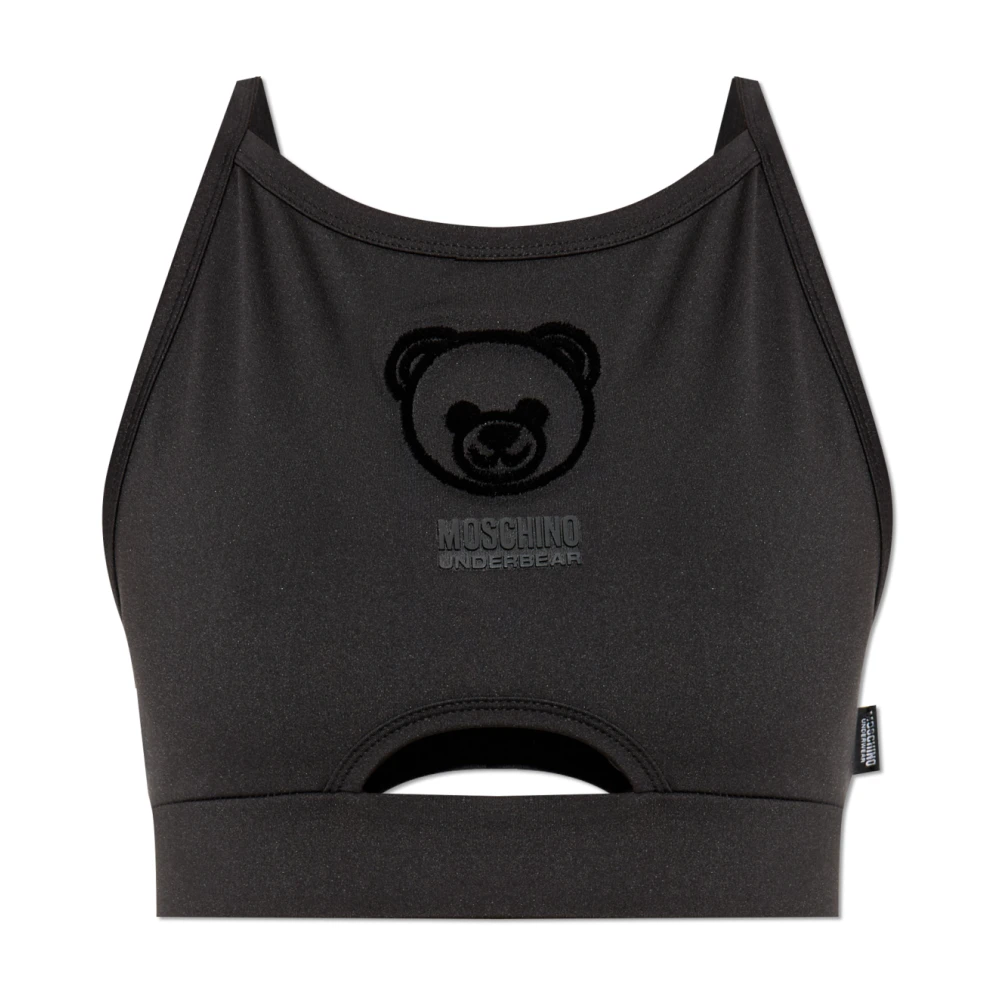 Moschino Donna Nero Top, M, New,