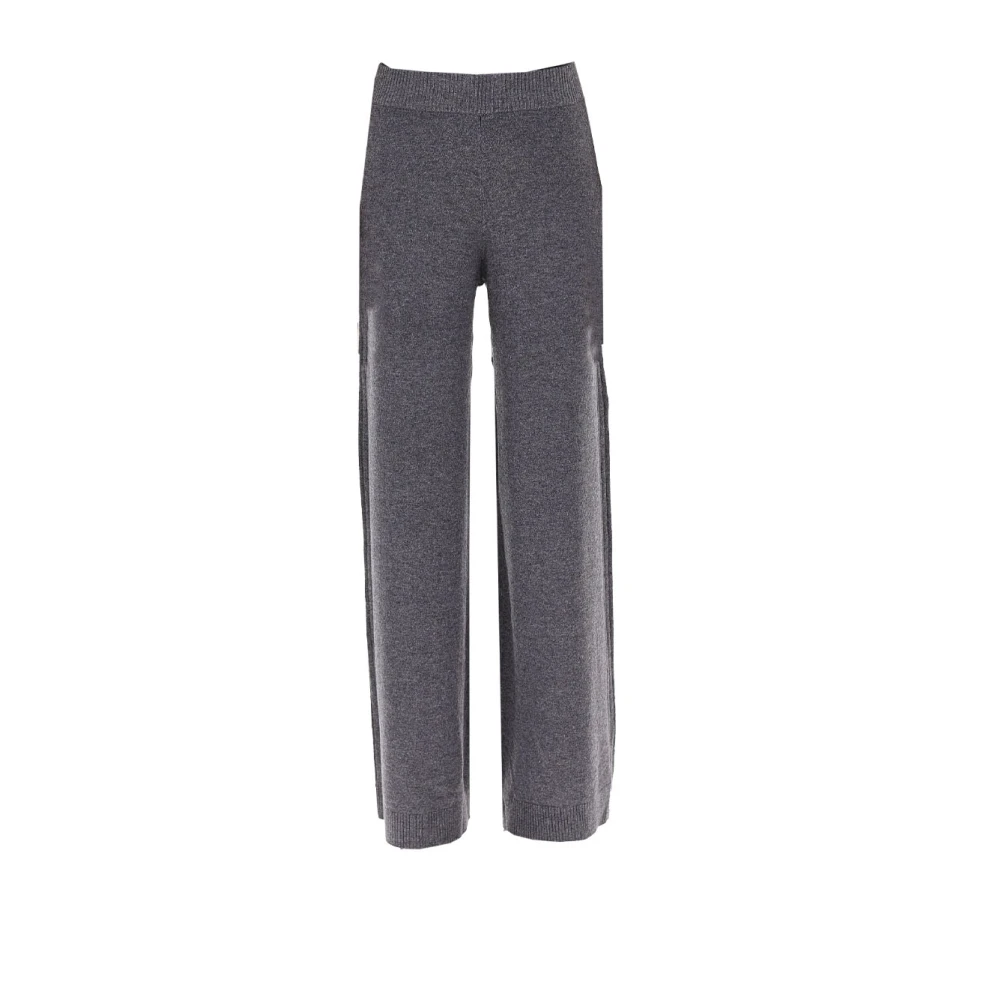 Pennyblack Wijde Pijp Gebreide Broek Gray Dames