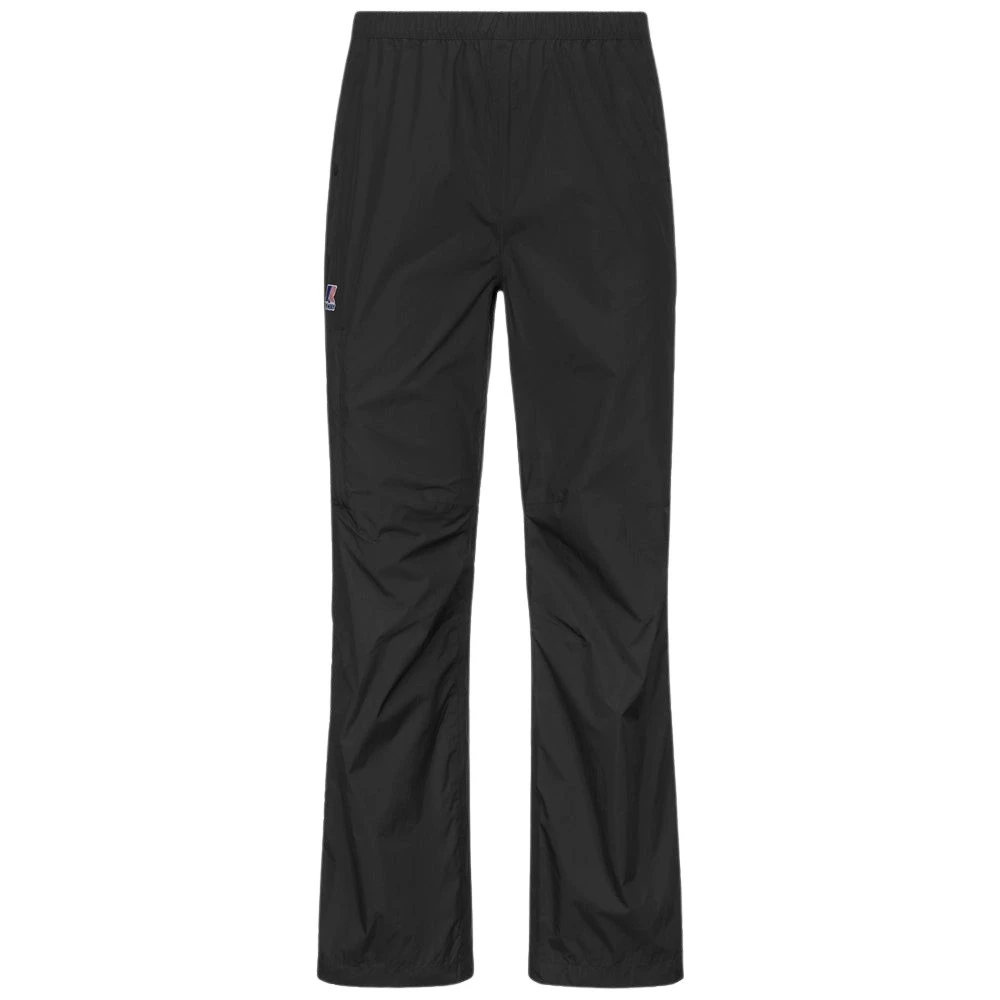 K-Way Unisex Zwart Broeken L, Nylon, Ethan Rechte Broek