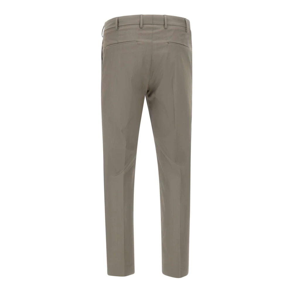 PT Torino Slim Fit Grijze Broek Edge Collection Gray Heren