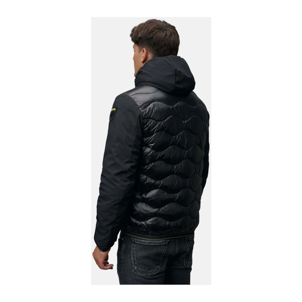 Blauer Stijlvolle Herenjas Black Heren