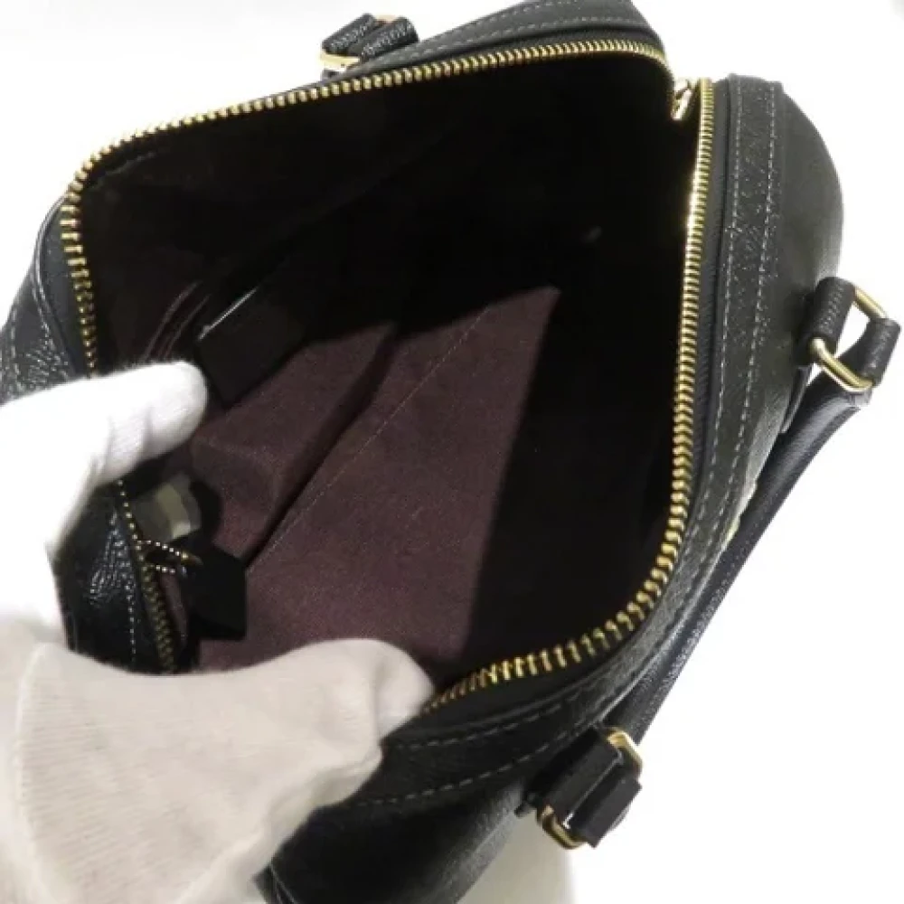 Coach Pre-owned Leather handbags Black Dames