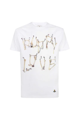 Tryckt bomullst-shirt