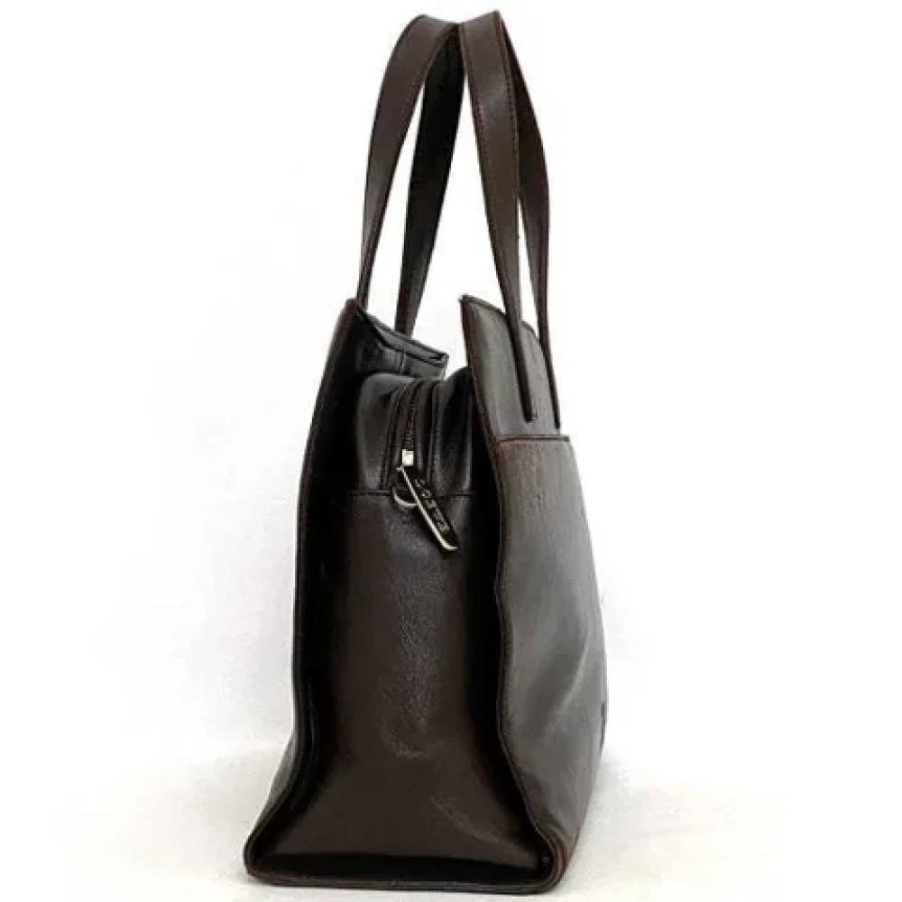 Loewe Pre-owned Fabric handbags Brown Dames
