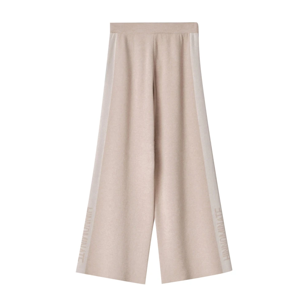 Hinnominate Vrouw Beige Palazzo Broek In Ivoor