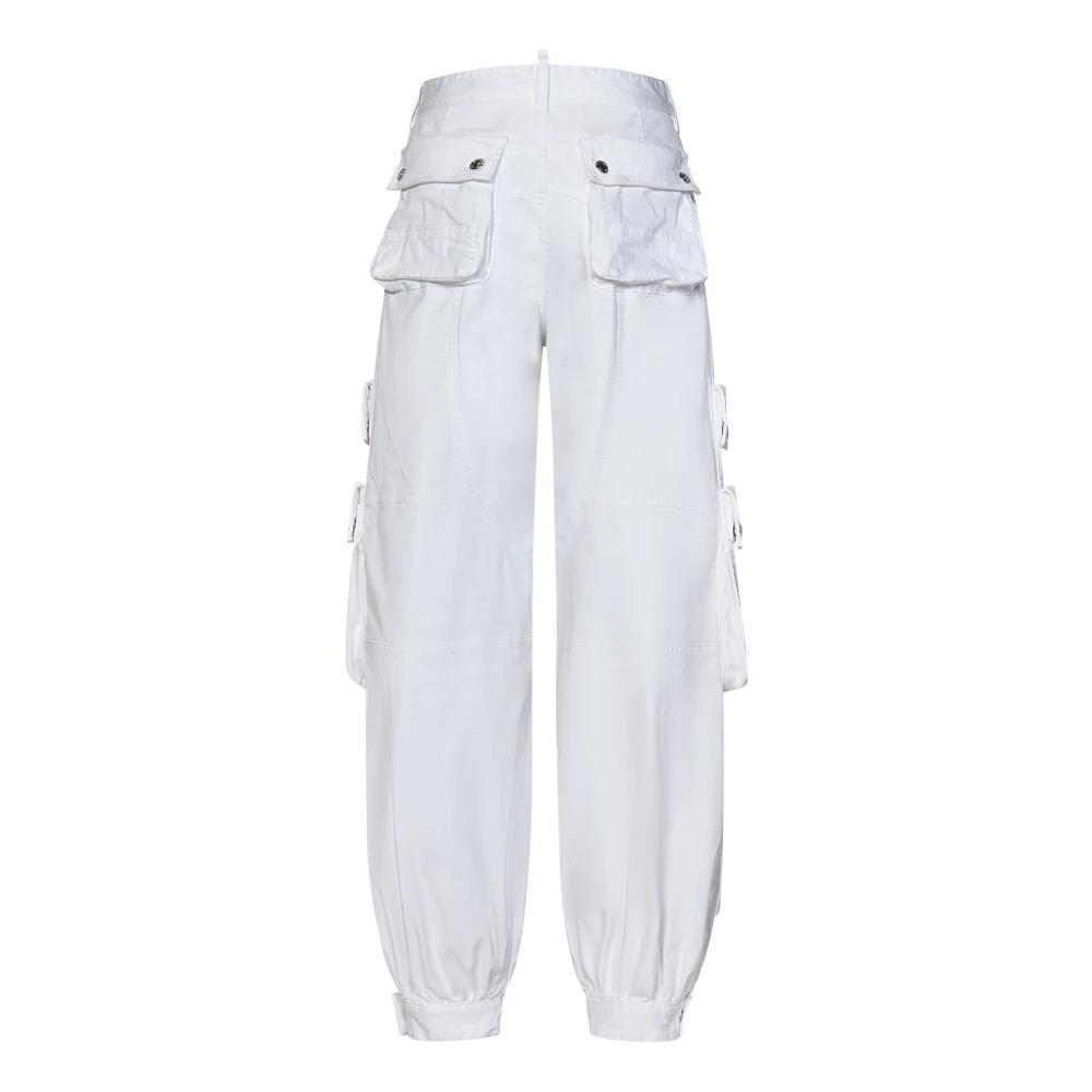 Dsquared2 Trousers White Dames